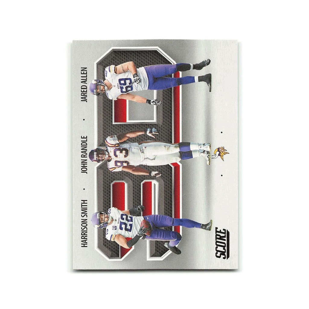 Harrison Smith John Randle Jared Allen 2021 Score 3D #3D13 Minnesota Vikings NM