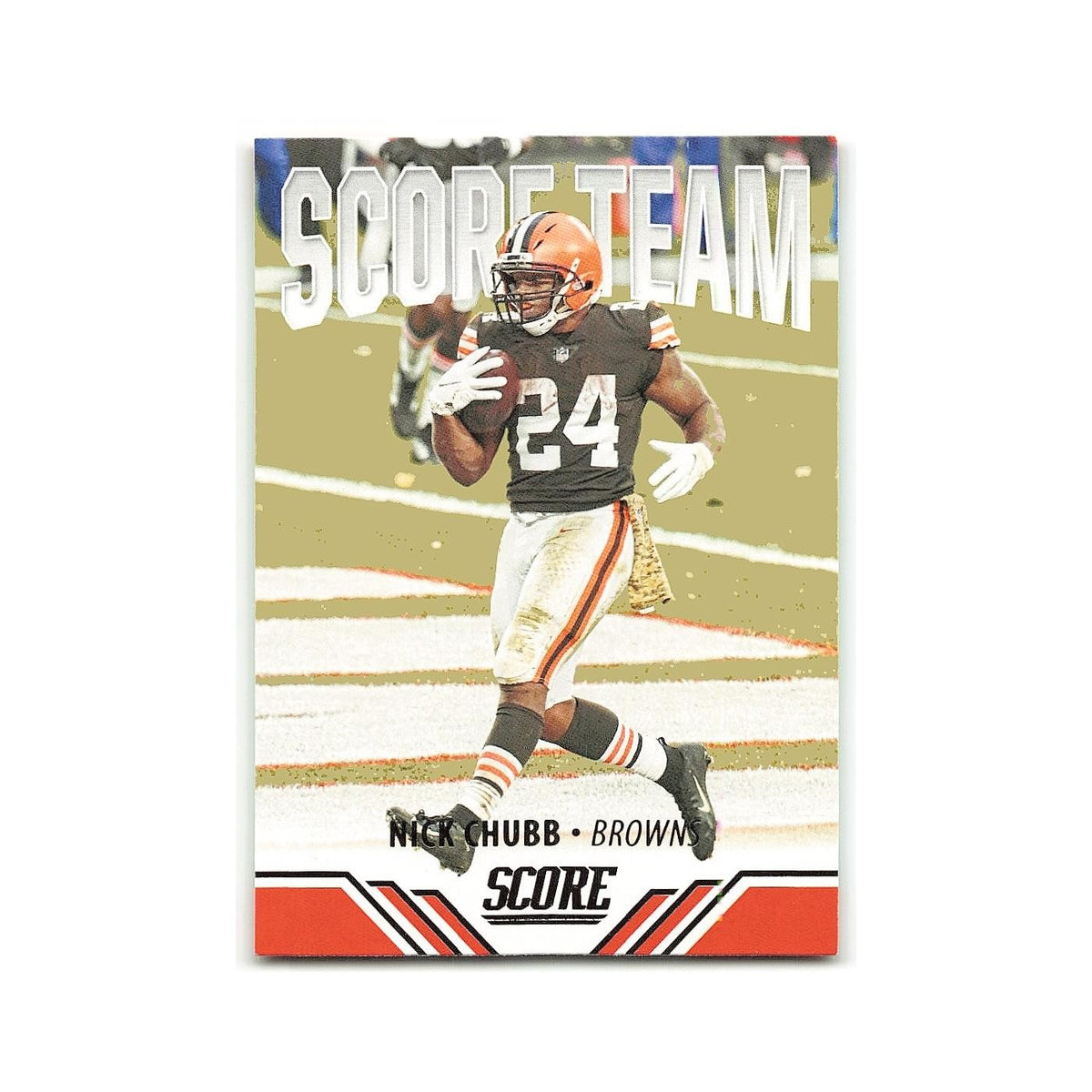 Nick Chubb 2021 Score Team #ST9 Cleveland Browns Football Card NM