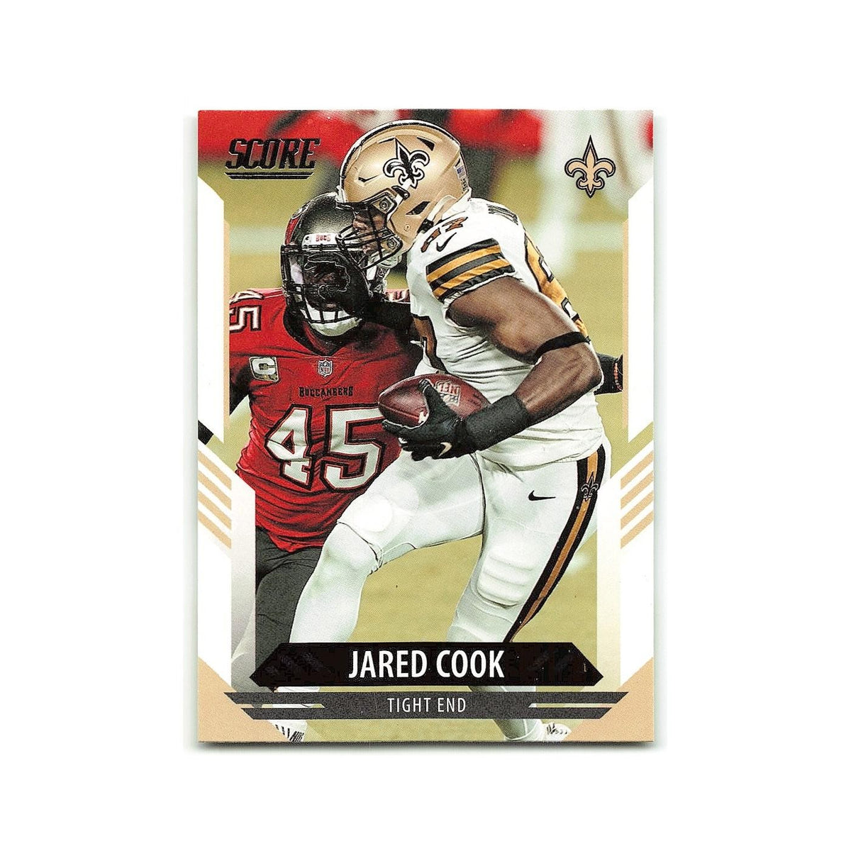 Jared Cook 2021 Score #211 New Orleans Saints Football Card NM