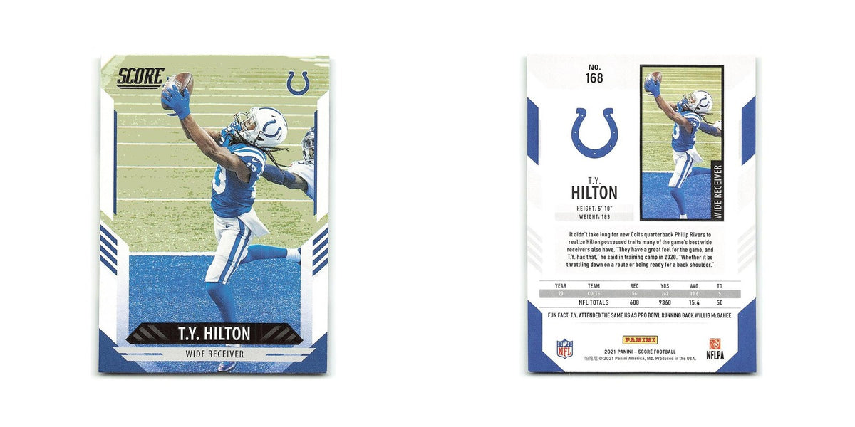 T.Y. Hilton 2021 Score #168 Indianapolis Colts Football Card NM