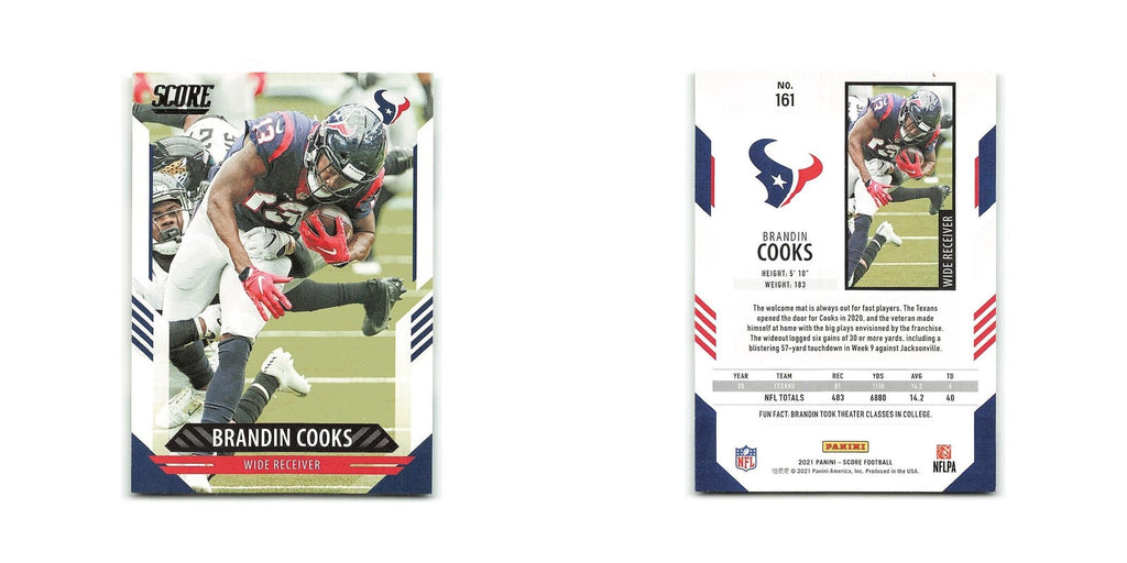 Brandin Cooks 2021 Score #161 Houston Texans Football Card NM
