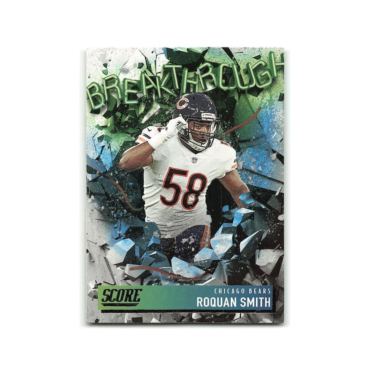 Roquan Smith 2021 Score Breakthrough #B13 Chicago Bears Football Card NM