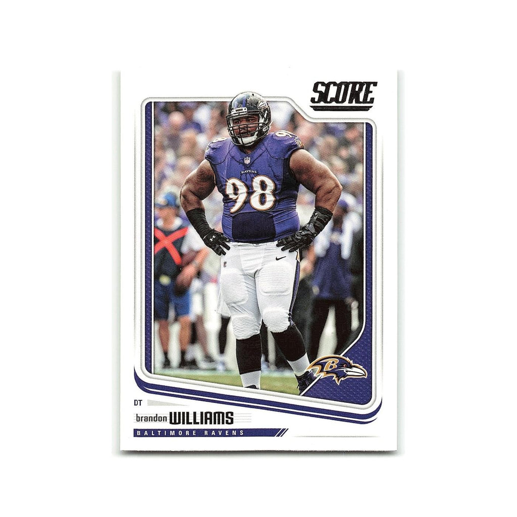 Brandon Williams 2018 Score #31 Baltimore Ravens Football Card NM