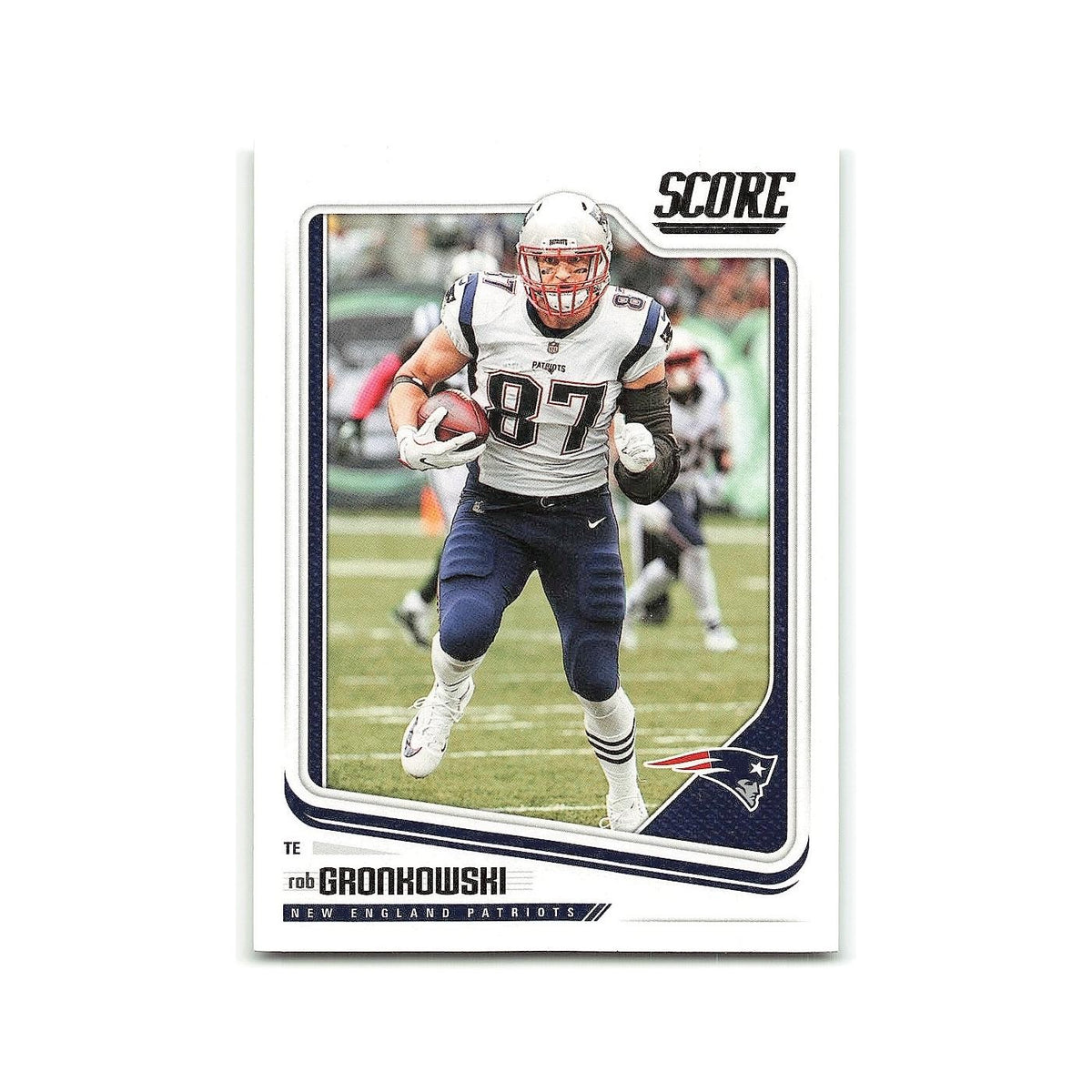 Rob Gronkowski 2018 Score #208 New England Patriots Football Card NM
