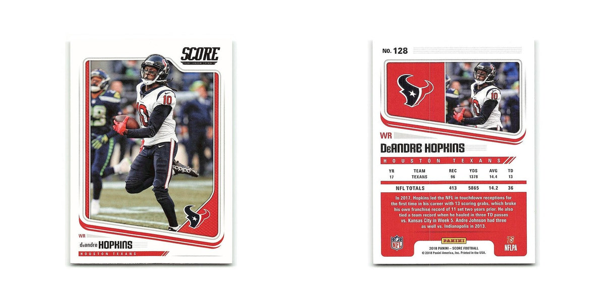 DeAndre Hopkins 2018 Score #128 Houston Texans Football Card NM