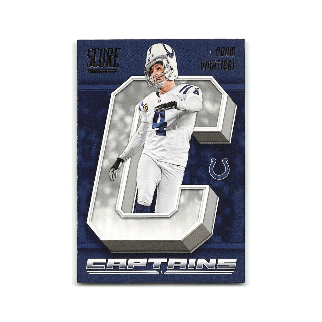 Adam Vinatieri 2018 Score Captains #9 Indianapolis Colts Football Card NM