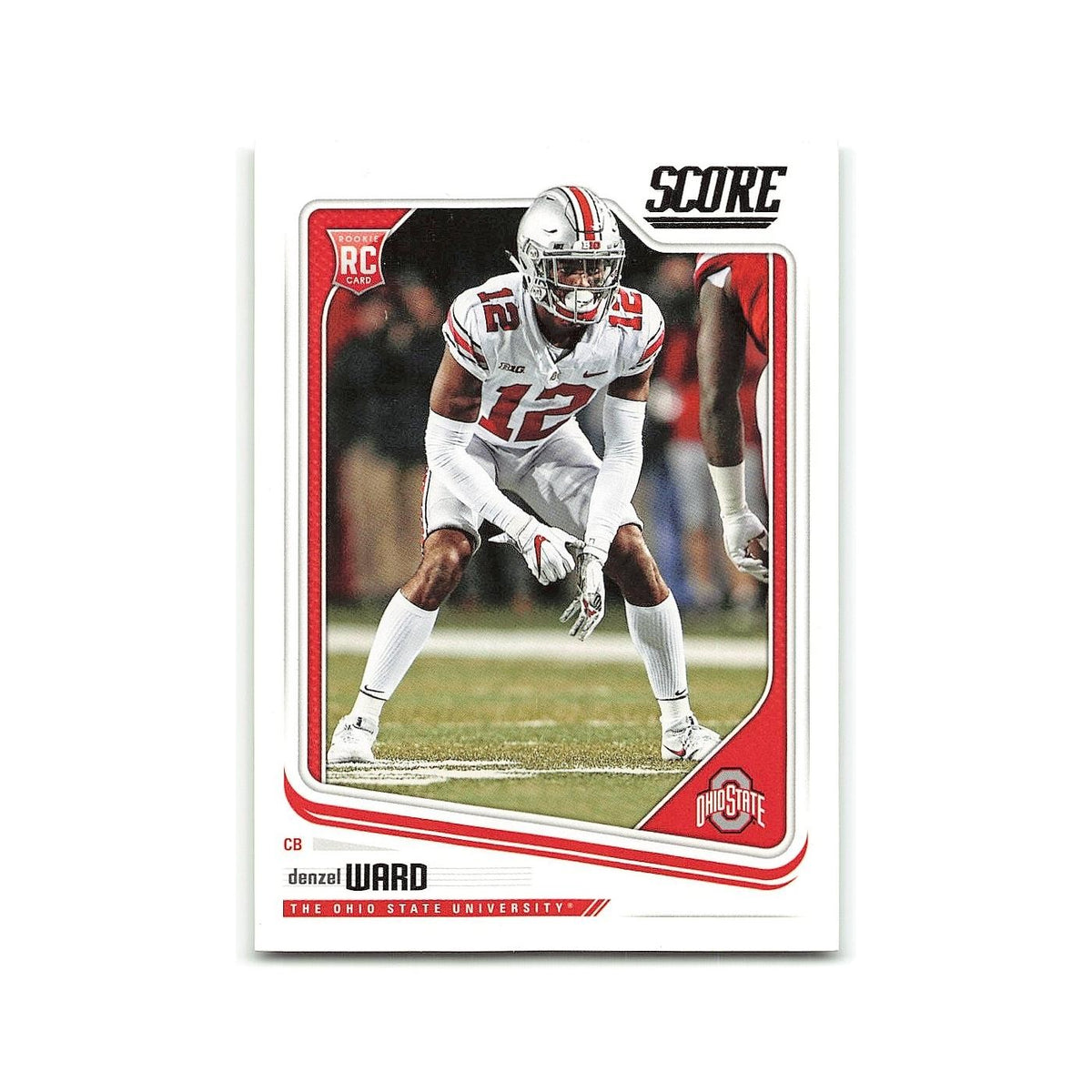 Denzel Ward Rookie 2018 Score #332 Ohio State Buckeyes Football Card NM