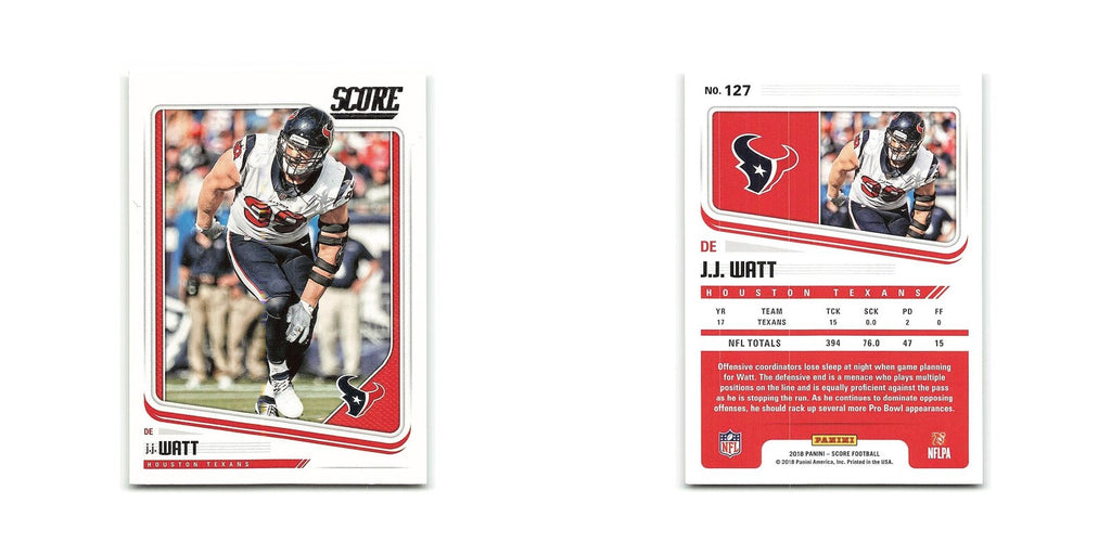 J.J. Watt 2018 Score #127 Houston Texans Football Card NM
