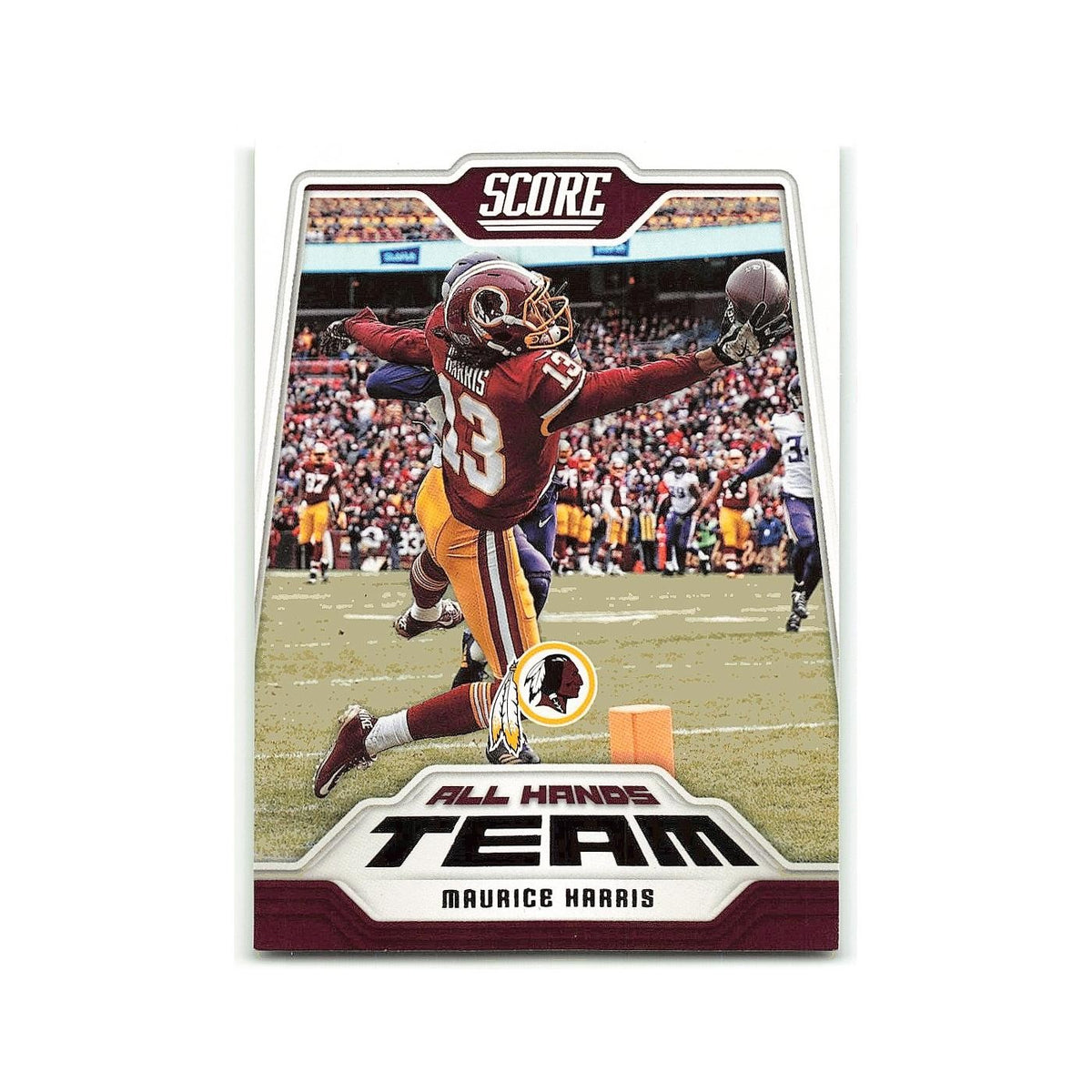 Maurice Harris 2018 Score All Hands Team #6 Washington Redskins Football Card NM