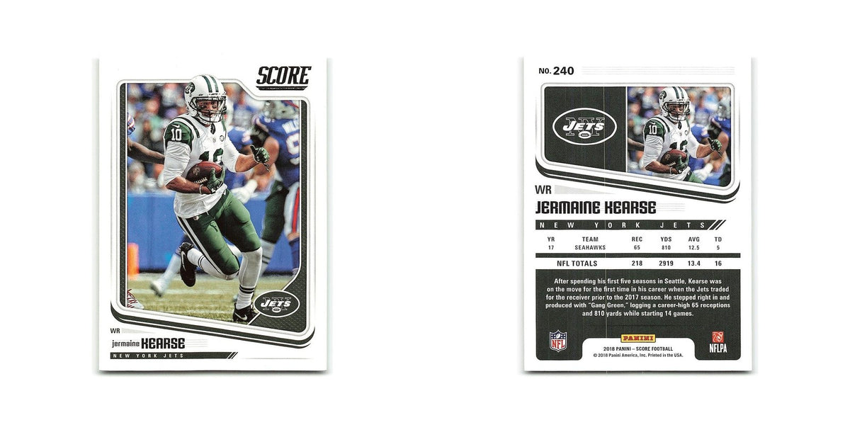 Jermaine Kearse 2018 Score #240 New York Jets Football Card NM