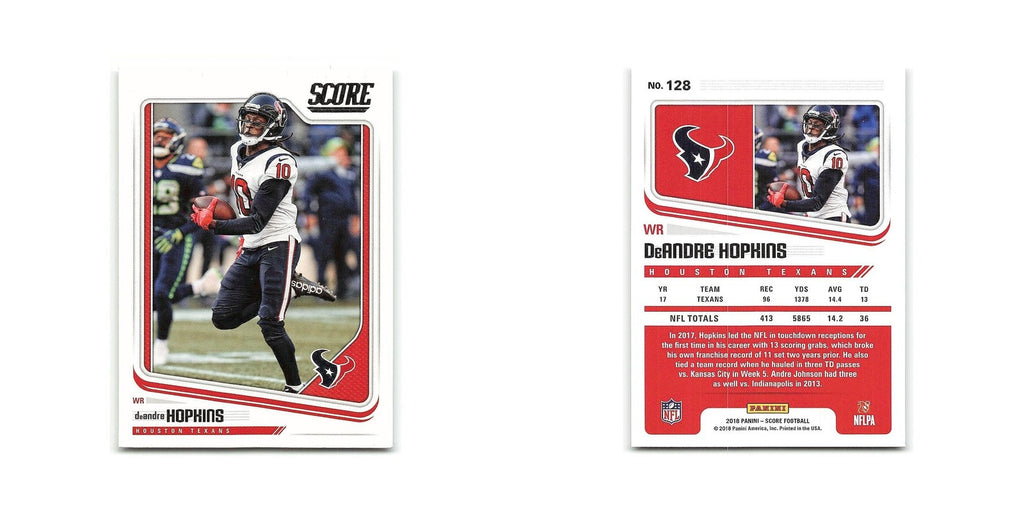DeAndre Hopkins 2018 Score #128 Houston Texans Football Card NM