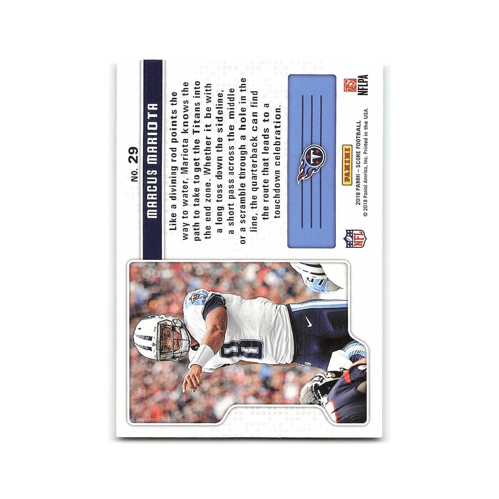 Marcus Mariota 2018 Score Signal Callers #29 Tennessee Titans Football Card NM