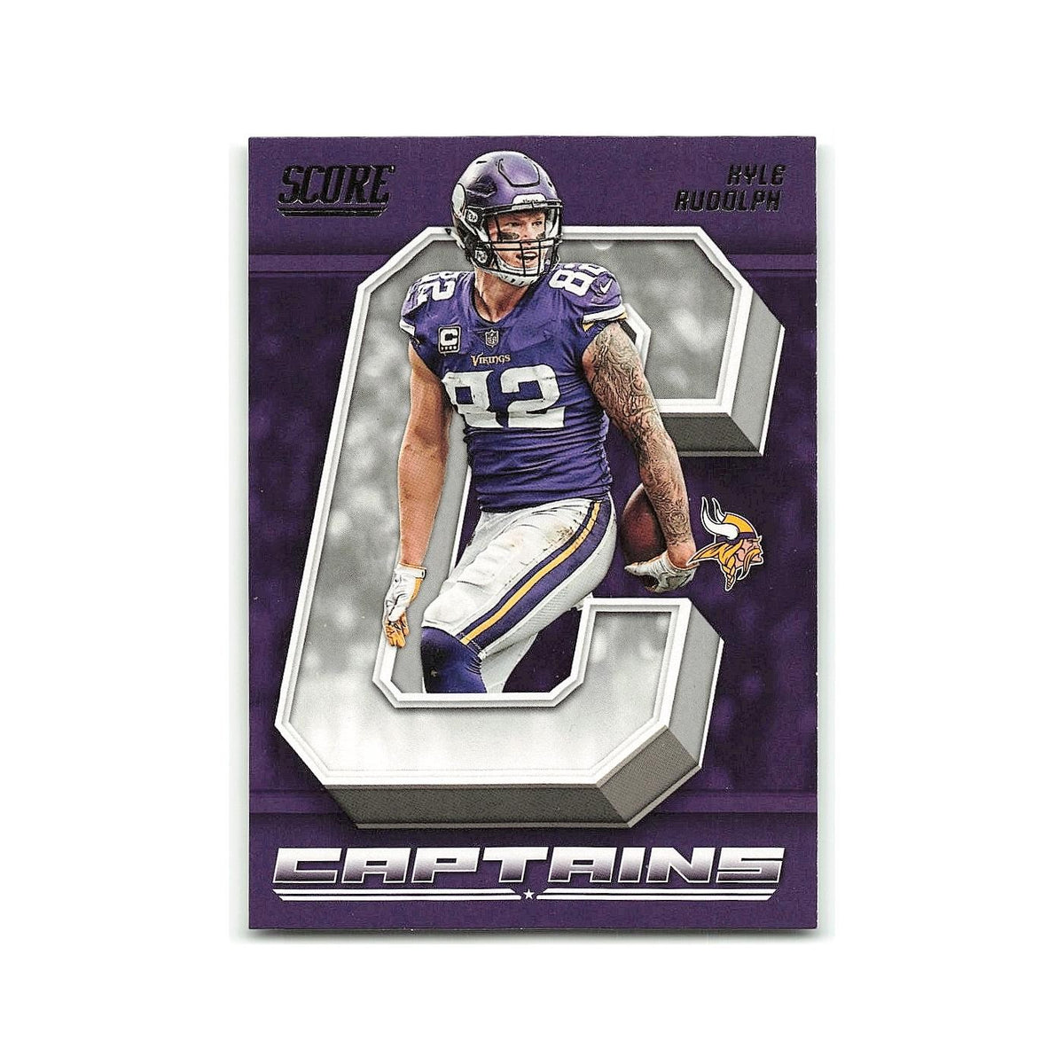 Kyle Rudolph 2018 Score Captains #17 Minnesota Vikings Football Card NM