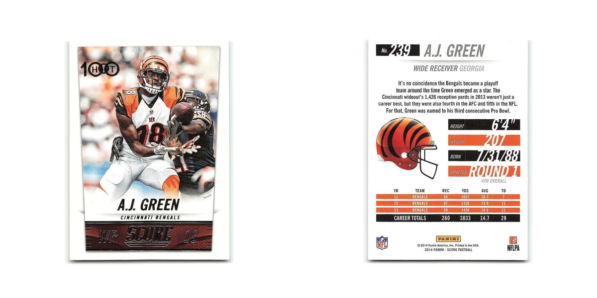A.J. Green 2014 Score #239 Cincinnati Bengals Football Card NM