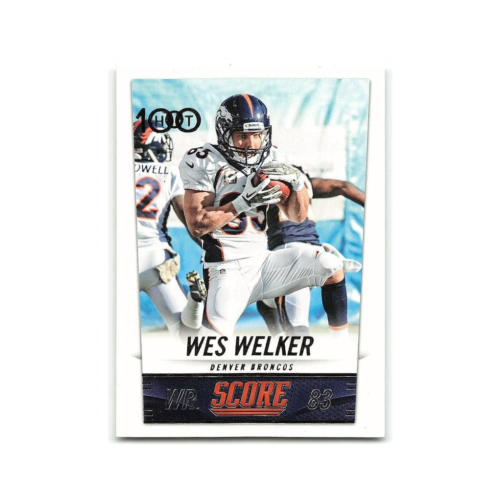 Wes Welker 2014 Score #253 Denver Broncos Football Card NM