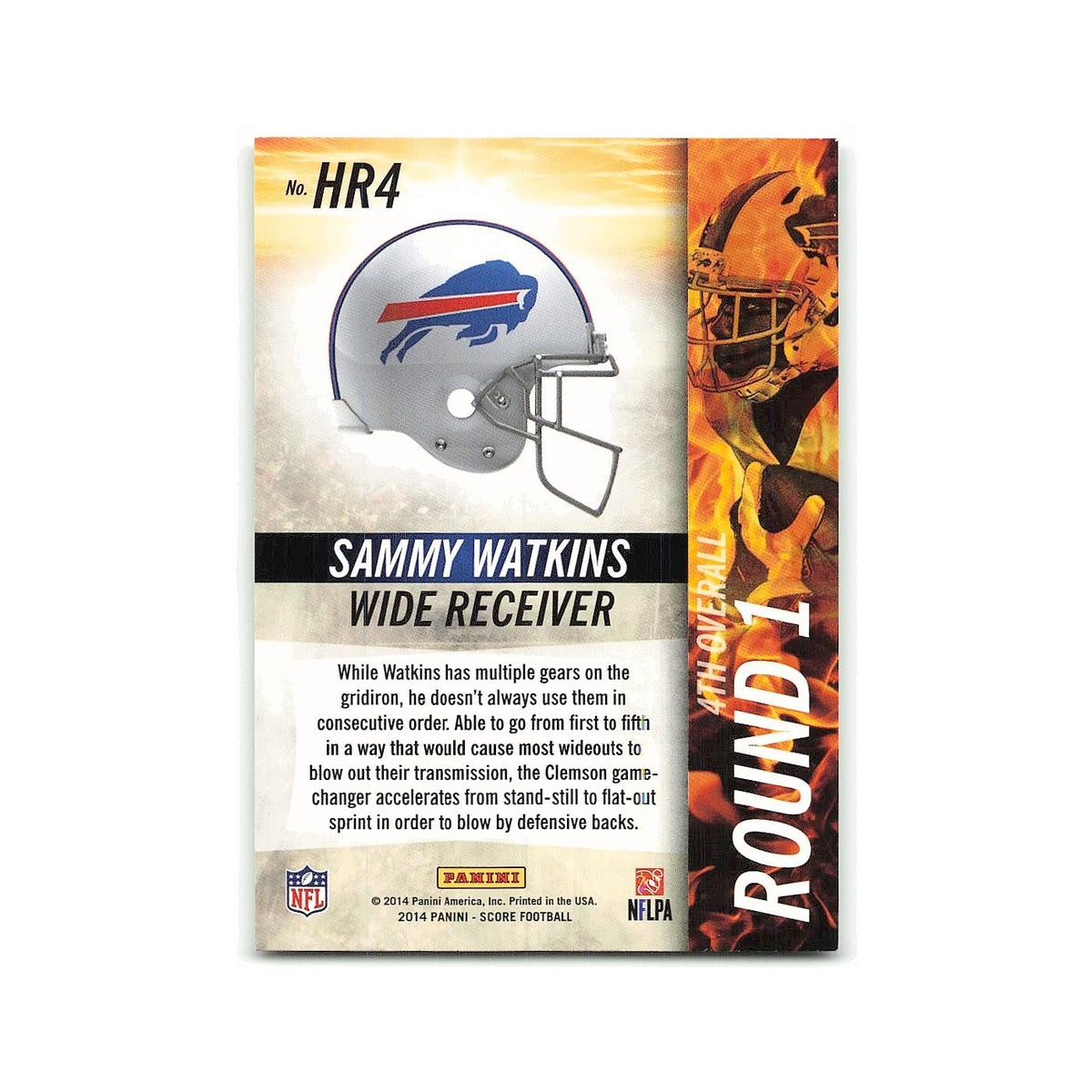 Sammy Watkins Rookie 2014 Score Hot Rookies #HR4 Buffalo Bills Football Card NM