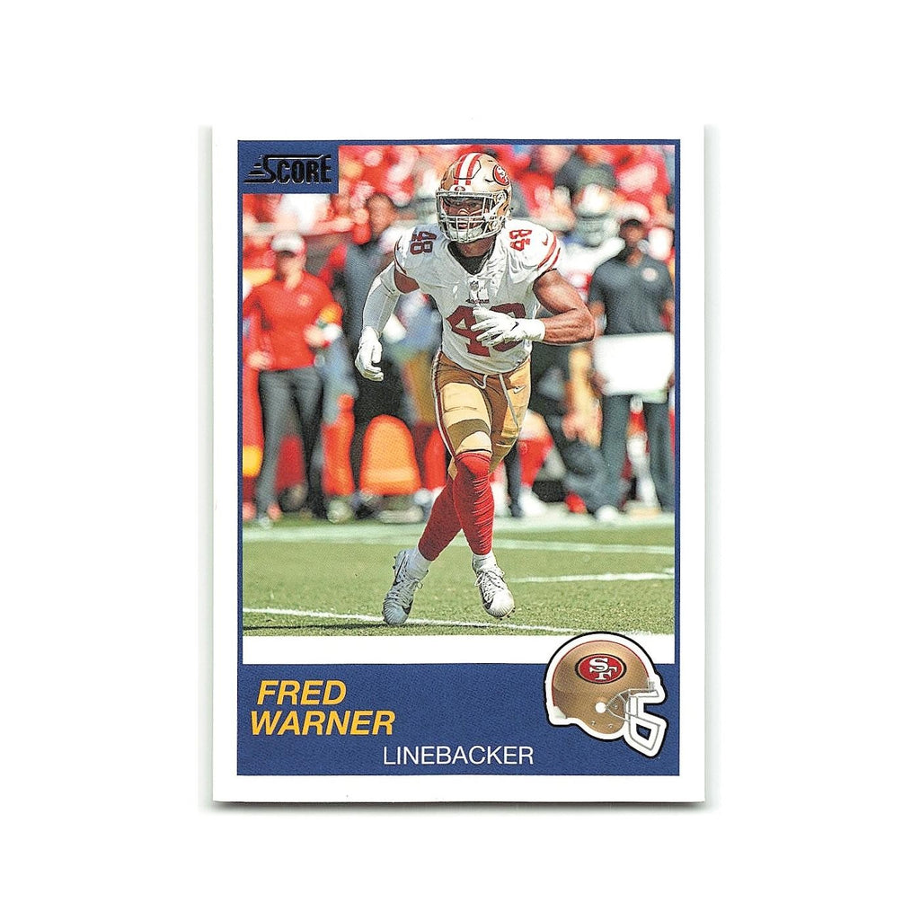 Fred Warner 2019 Score #308 San Francisco 49ers Football Card NM