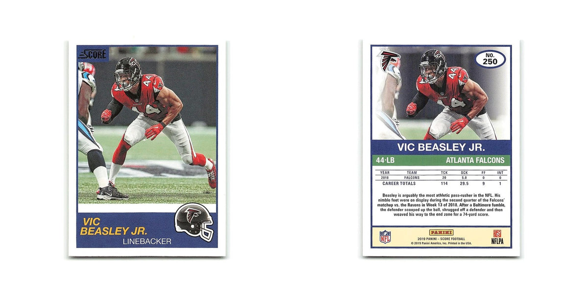 Vic Beasley Jr. 2019 Score #250 Atlanta Falcons Football Card NM