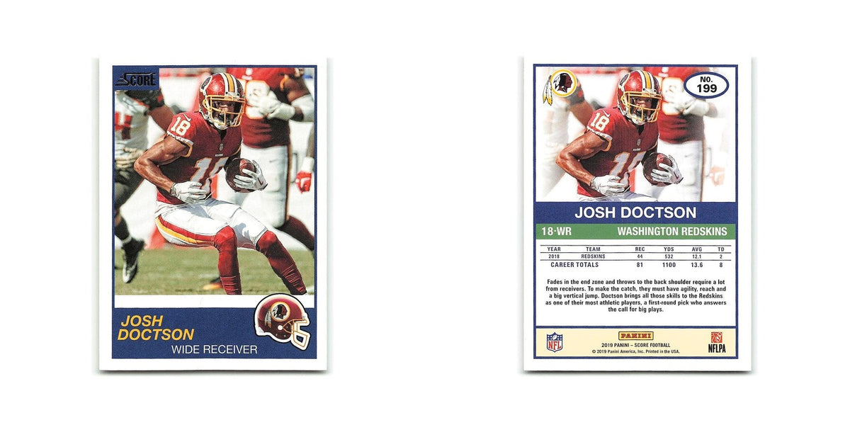 Josh Doctson 2019 Score #199 Washington Redskins Football Card NM