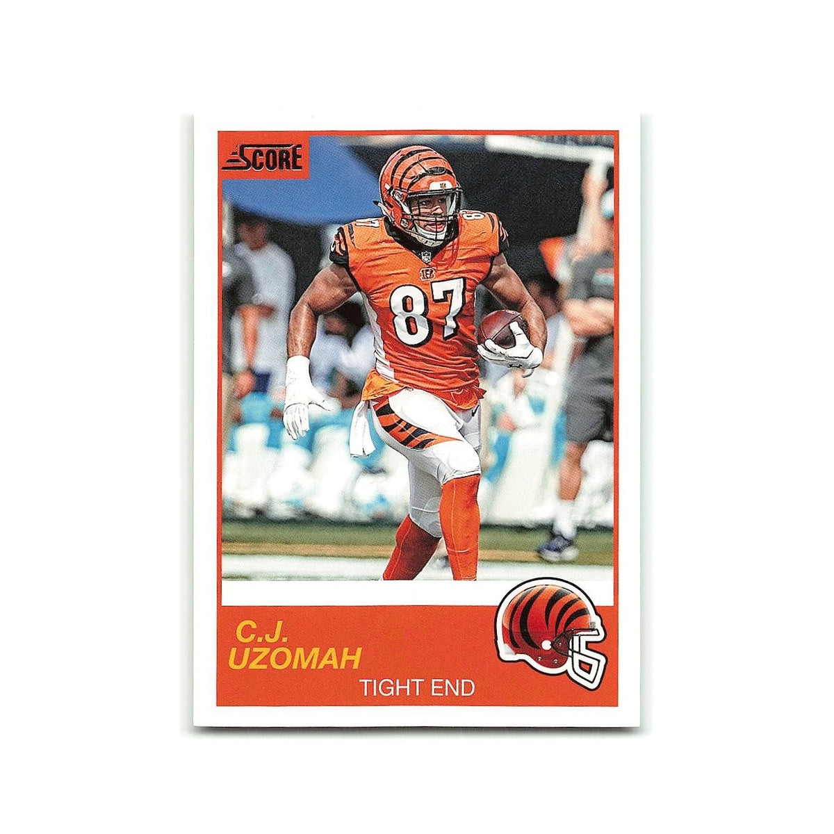 C.J. Uzomah 2019 Score #96 Cincinnati Bengals Football Card NM