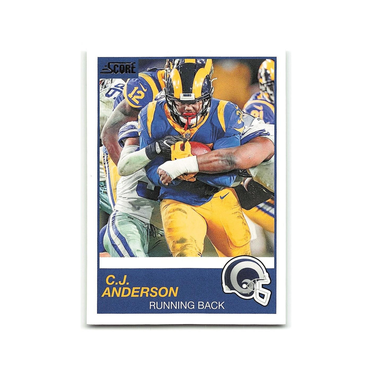 C.J. Anderson 2019 Score #324 Los Angeles Rams Football Card NM