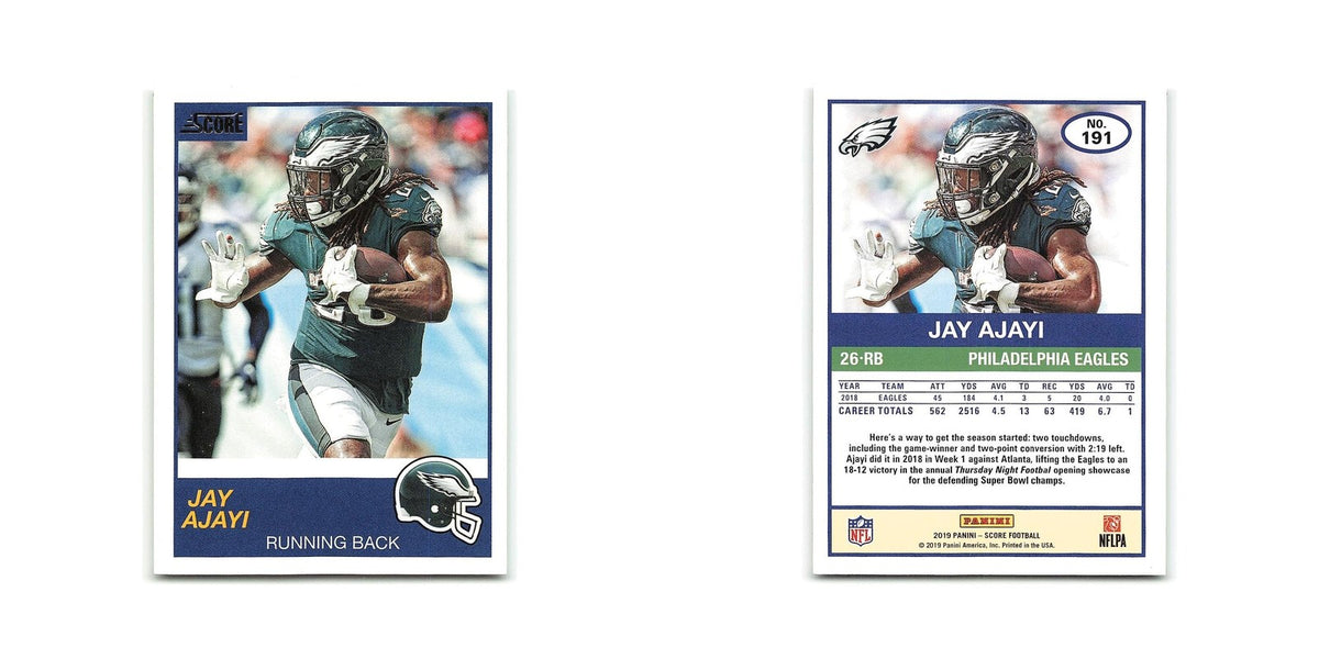 Jay Ajayi 2019 Score #191 Philadelphia Eagles Football Card NM