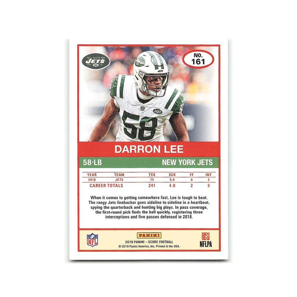 Darron Lee 2019 Score #161 New York Jets Football Card NM