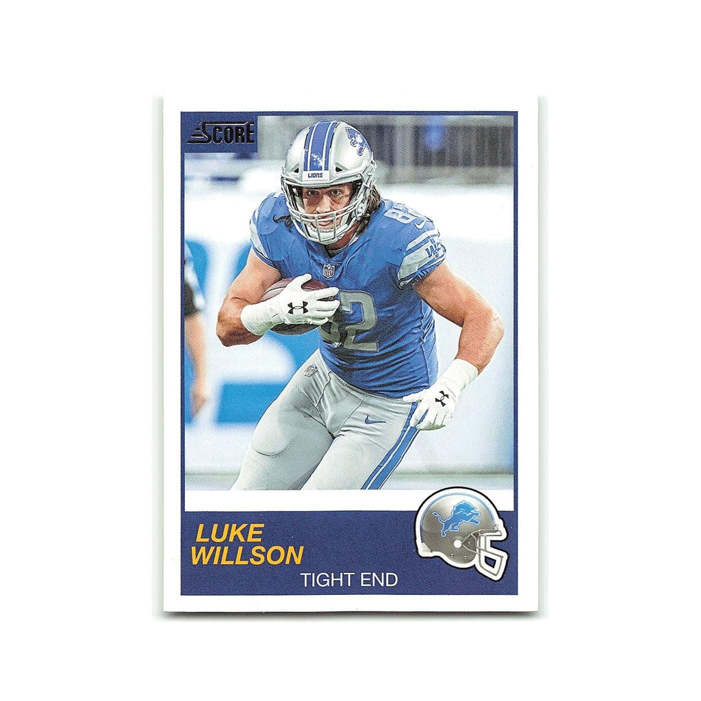 Luke Willson 2019 Score #222 Detroit Lions Football Card NM