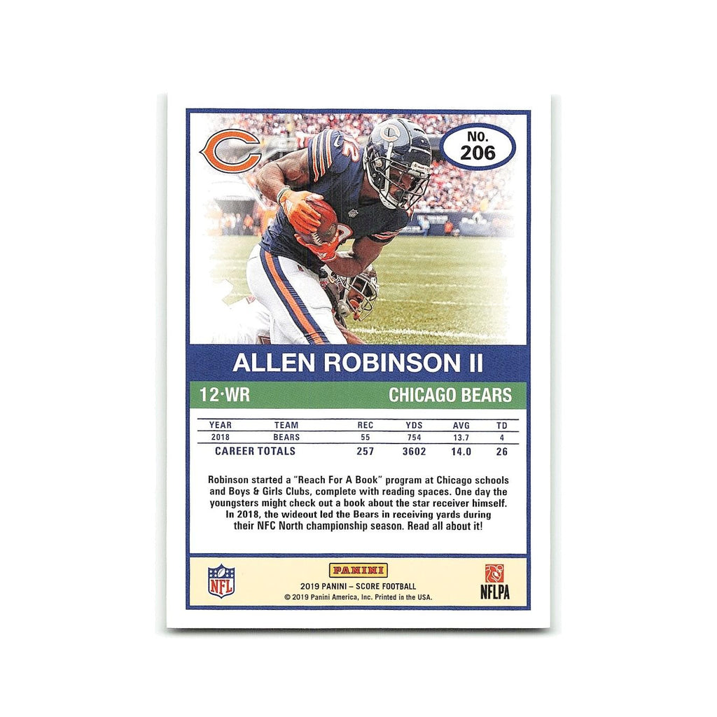 Allen Robinson II 2019 Score #206 Chicago Bears Football Card NM