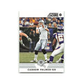 Carson Palmer 2012 Score #234 Oakland Raiders Football Card NM