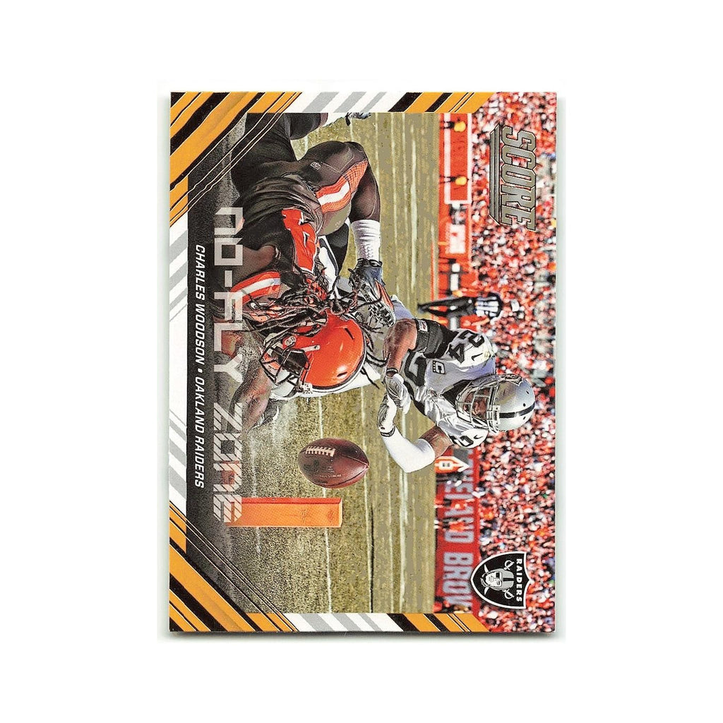 Charles Woodson 2016 Score No-Fly-Zone #3 Oakland Raiders Football Card NM