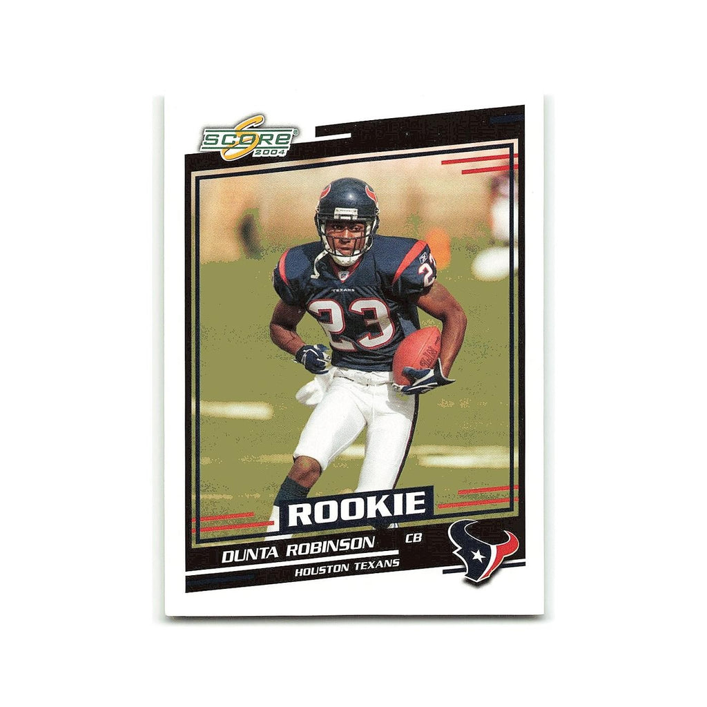 Dunta Robinson Rookie 2004 Score #380 Houston Texans Football Card NM