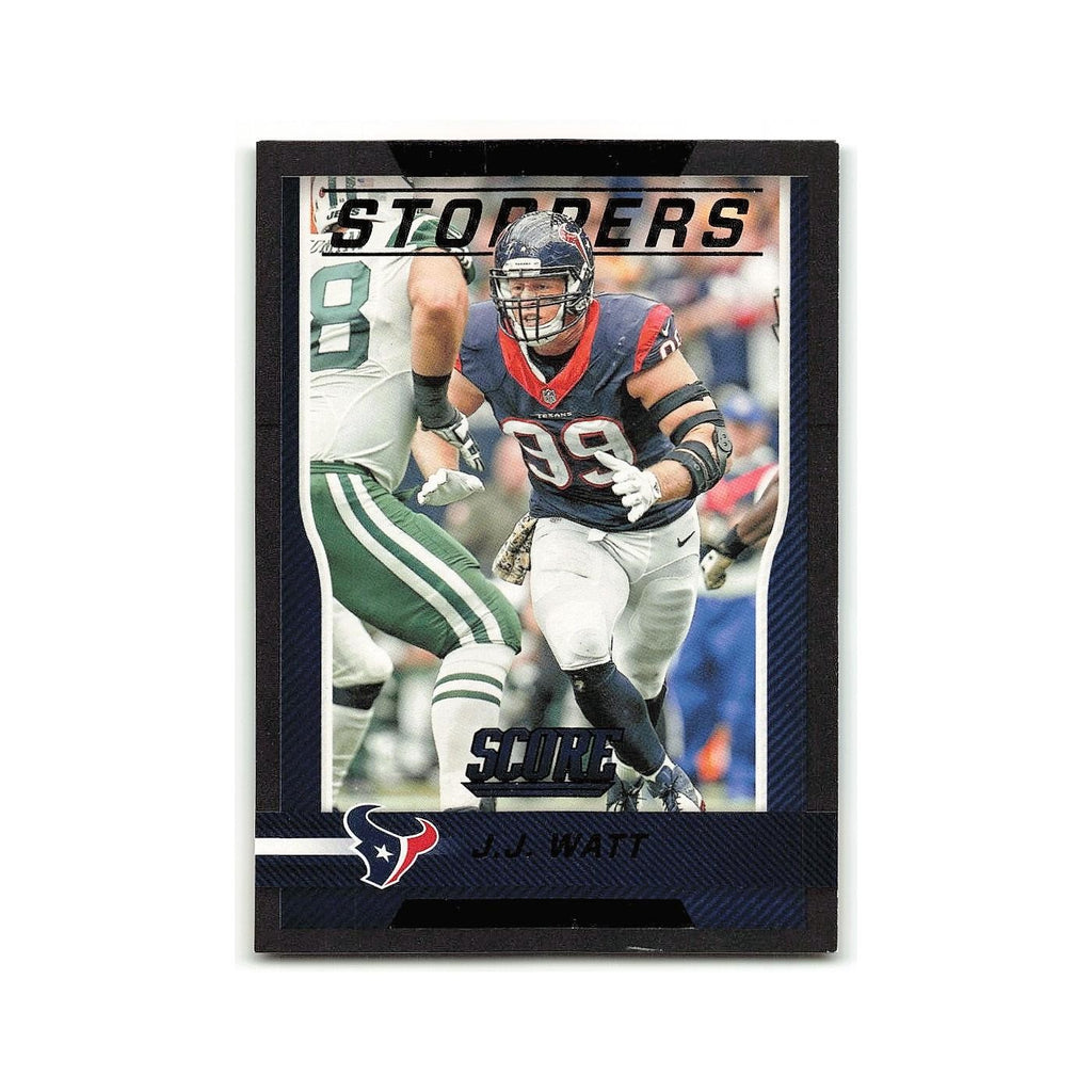 J.J. Watt 2016 Score Stoppers #2 Houston Texans Football Card NM