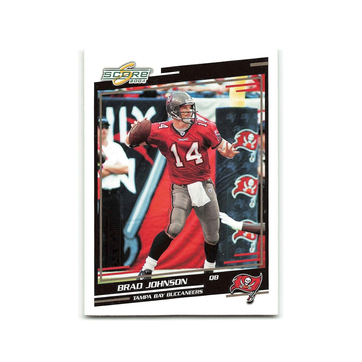 Brad Johnson 2004 Score #299 Tampa Bay Buccaneers Football Card NM