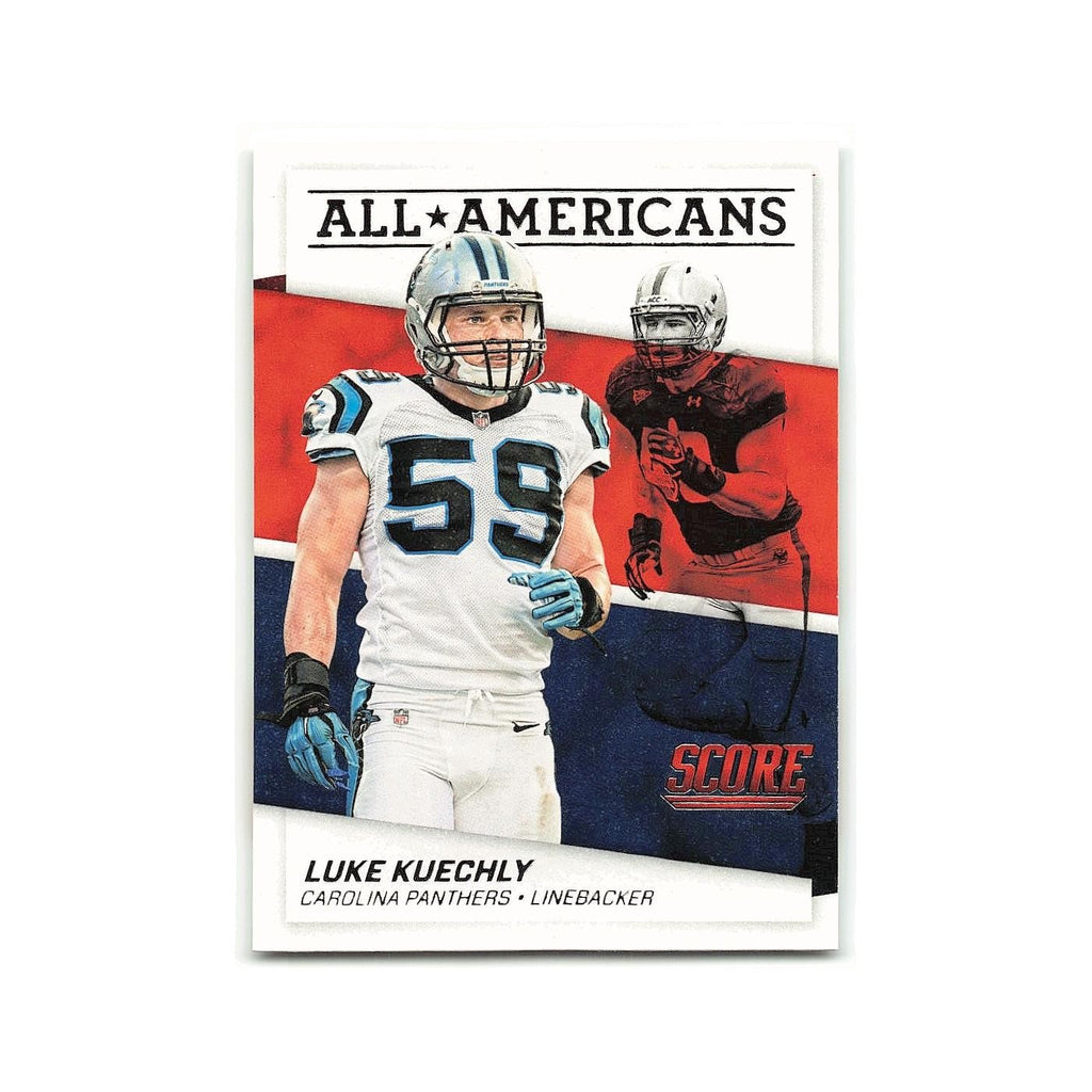 Luke Kuechly 2016 Score All-Americans Red #19 Carolina Panthers Football Card NM