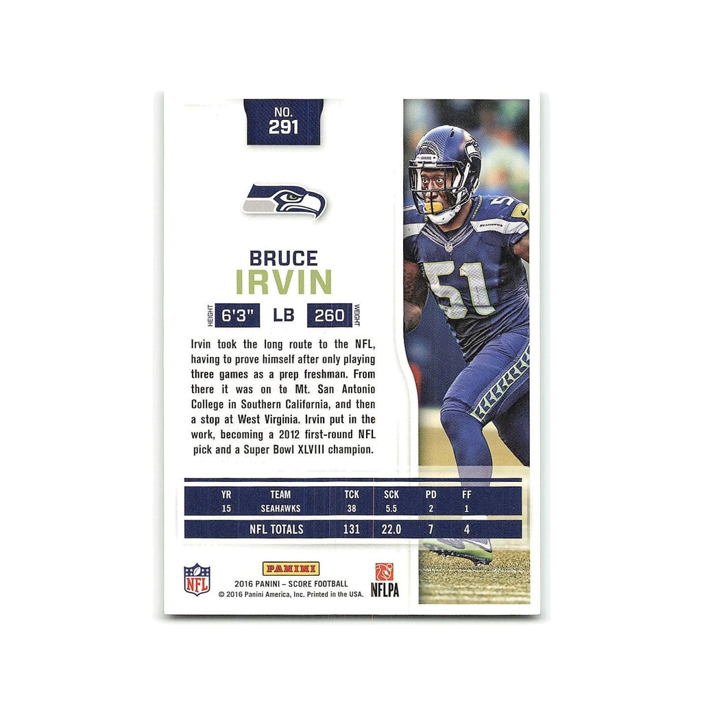 Bruce Irvin 2016 Score #291 Seattle Seahawks Football Card NM