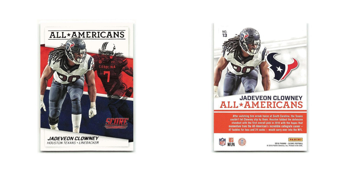 Jadeveon Clowney 2016 Score All-Americans Red #13 Houston Texans NM