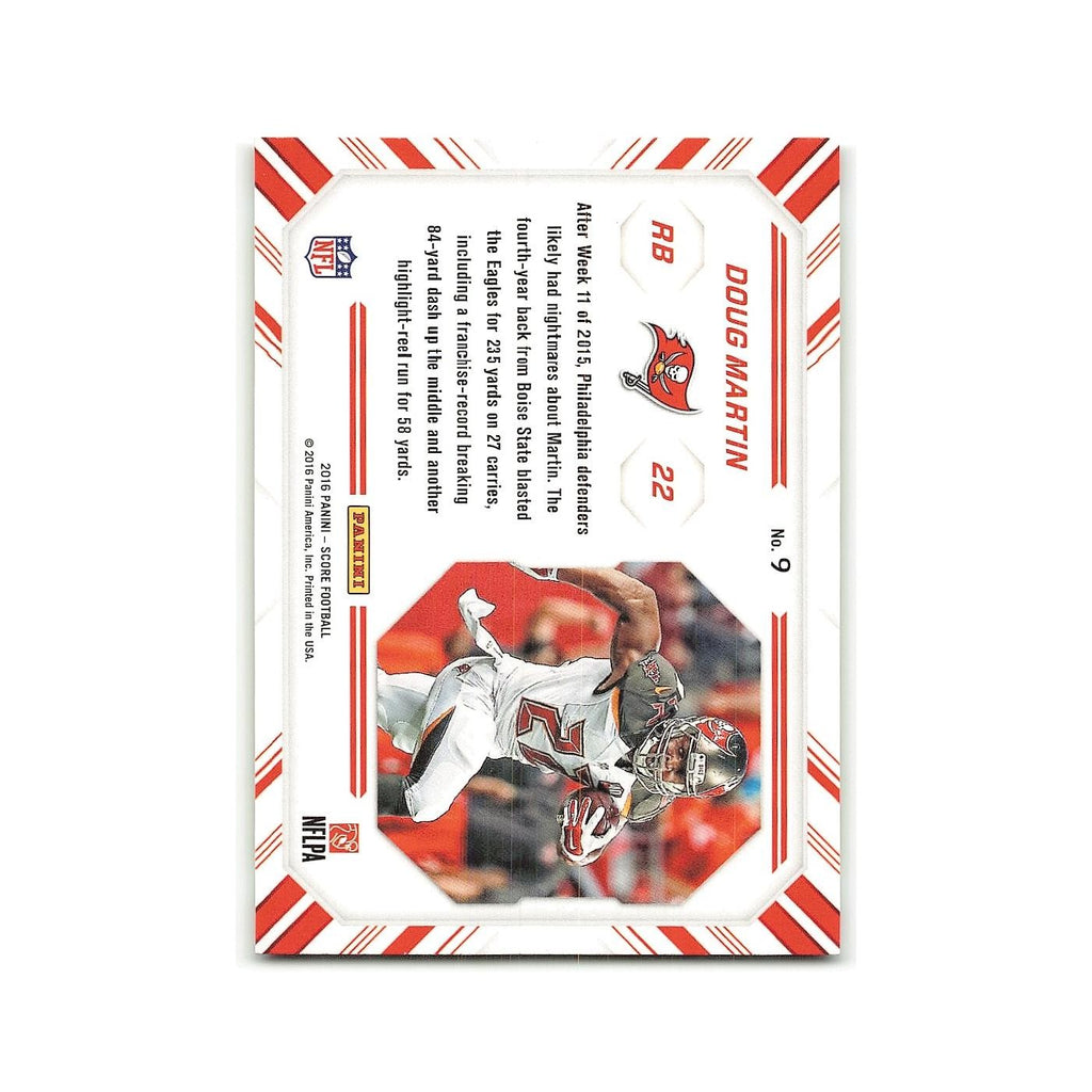 Doug Martin 2016 Score Chain Reaction Gold #9 Tampa Bay Buccaneers NM