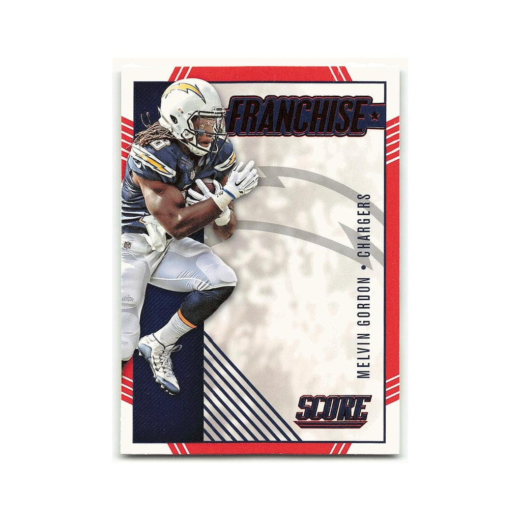 Melvin Gordon 2016 Score Franchise Red #16 San Diego Chargers Football Card NM