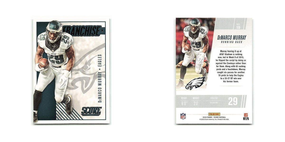 DeMarco Murray 2016 Score Franchise #19 Philadelphia Eagles Football Card NM