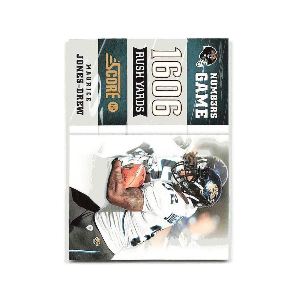 Maurice Jones-Drew 2012 Score Numbers Game #5 Jacksonville Jaguars NM