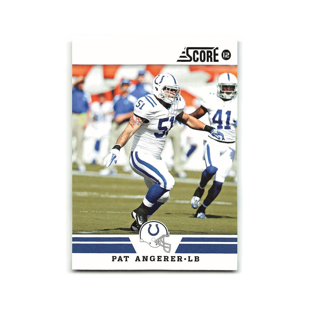 Pat Angerer 2012 Score #296 Indianapolis Colts Football Card NM