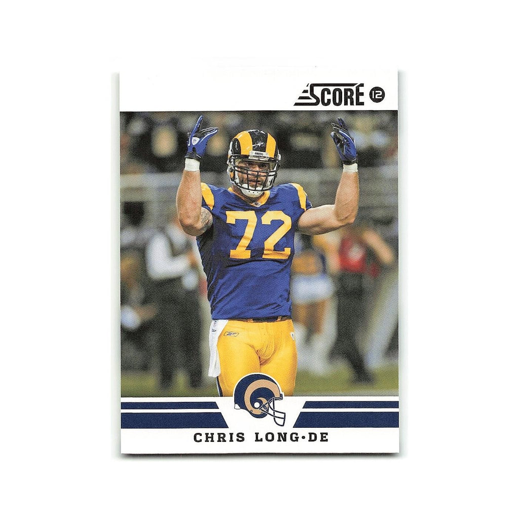 Chris Long 2012 Score #144 St. Louis Rams Football Card NM