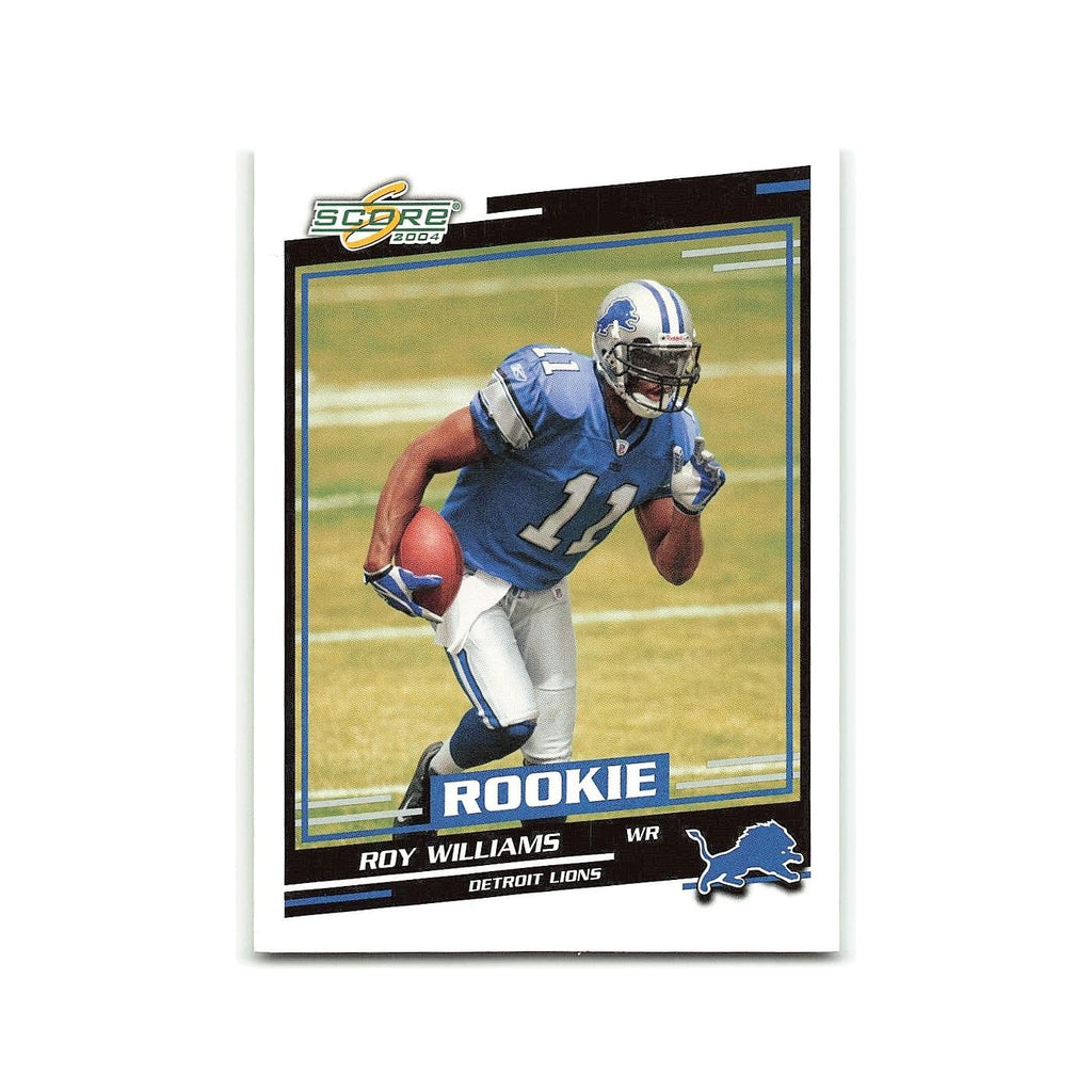 Roy Williams Rookie 2004 Score #377 Detroit Lions Football Card NM