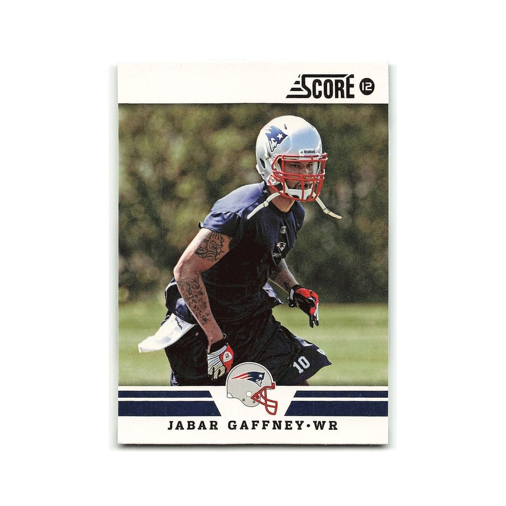 Jabar Gaffney 2012 Score #117 New England Patriots Football Card NM