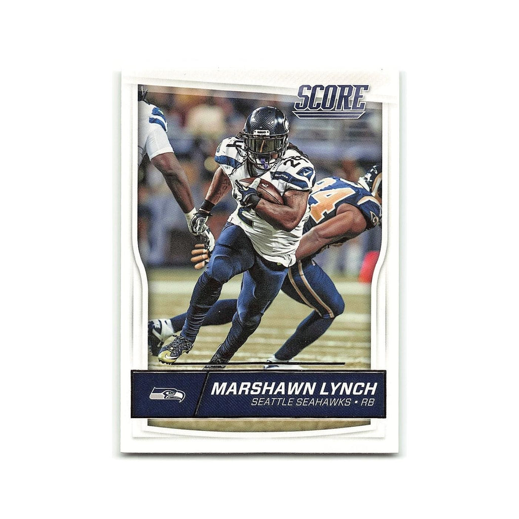Marshawn Lynch 2016 Score #282 Seattle Seahawks Football Card NM