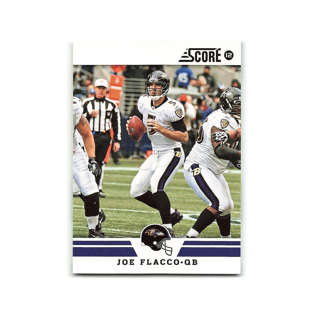 Joe Flacco 2012 Score #163 Baltimore Ravens Football Card NM