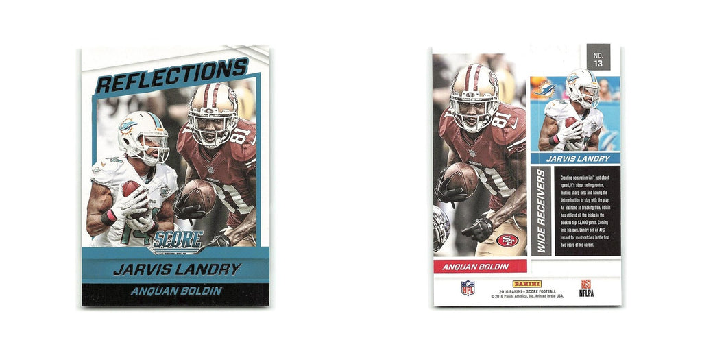 Jarvis Landry Anquan Boldin 2016 Score Reflections #13 NM