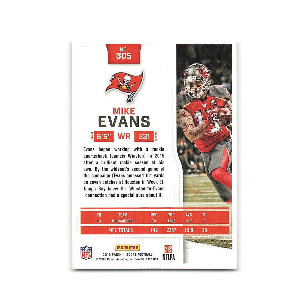 Mike Evans 2016 Score #305 Tampa Bay Buccaneers Football Card NM