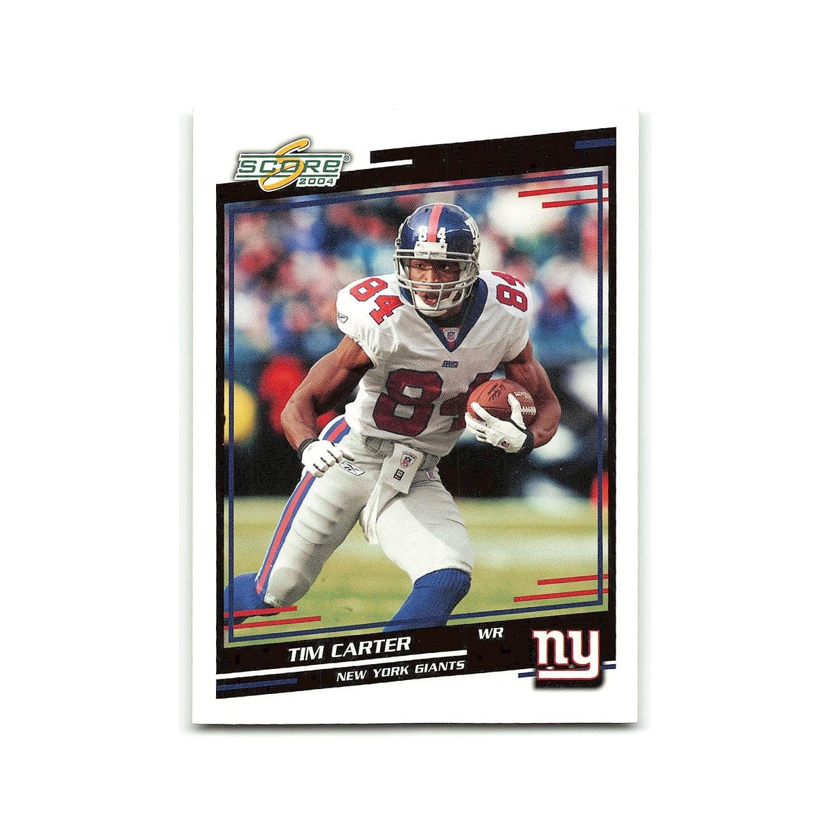 Tim Carter 2004 Score #210 New York Giants Football Card NM